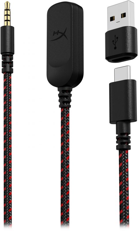 Гарнiтура HyperX Cloud III 3.5mm/USB-A/USB-C Black/Red