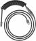 Кабель HyperX USB-A - USB-C спіральний, 1.37м Grey