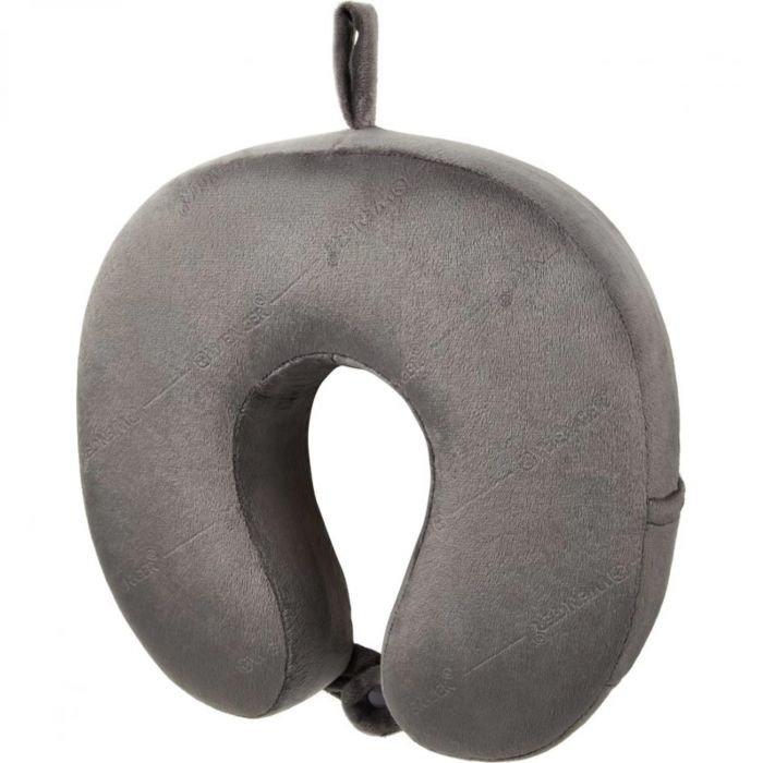 Подушка флісова, Wenger, Memory Foam Travel Neck Pillow, сірий