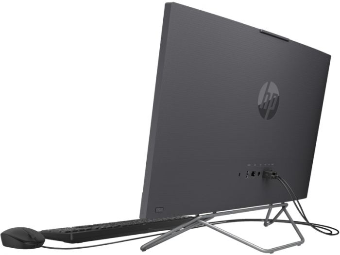 Комп'ютер персональний моноблок HP 240-G9 23.8" FHD IPS AG, Intel P J5040, 8GB, F256GB, UMA, WiFi, кл+м, DOS, чорний