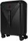 Валіза Wenger, Ibex, мала, пластикова, 4 колеса, чорна