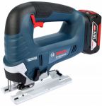Лобзик Bosch GST 185-LI, акумуляторний 18В, 2х4А•год, 3500об•хв, хід 26мм, кейс, 2кг Лобзик Bosch GST 185-LI, акумуляторний 18В, 2х4А•год, 3500об•хв, хід 26мм, кейс, 2кг
