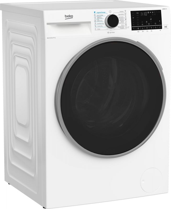 Прально-сушильна машина Beko фронтальна, 8(5)кг, 1400, D, 57см, дисплей, білий