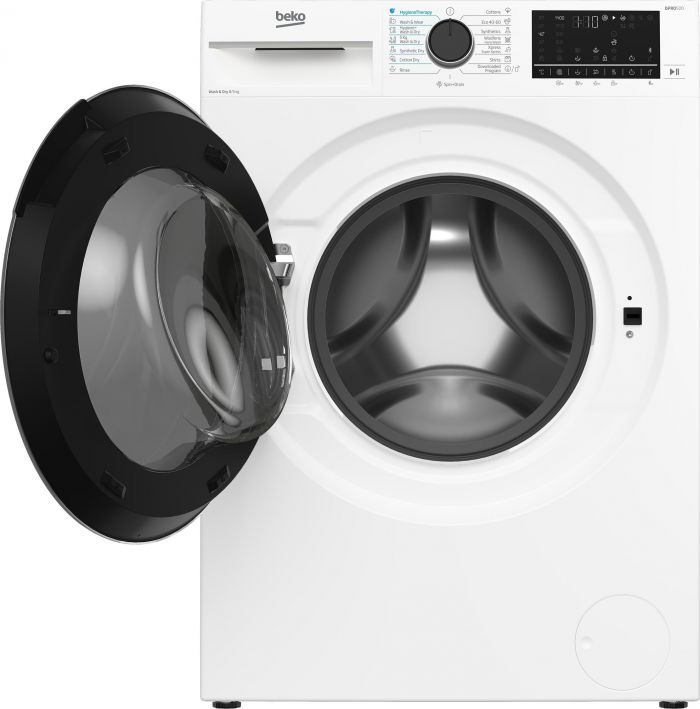 Прально-сушильна машина Beko фронтальна, 8(5)кг, 1400, D, 57см, дисплей, білий