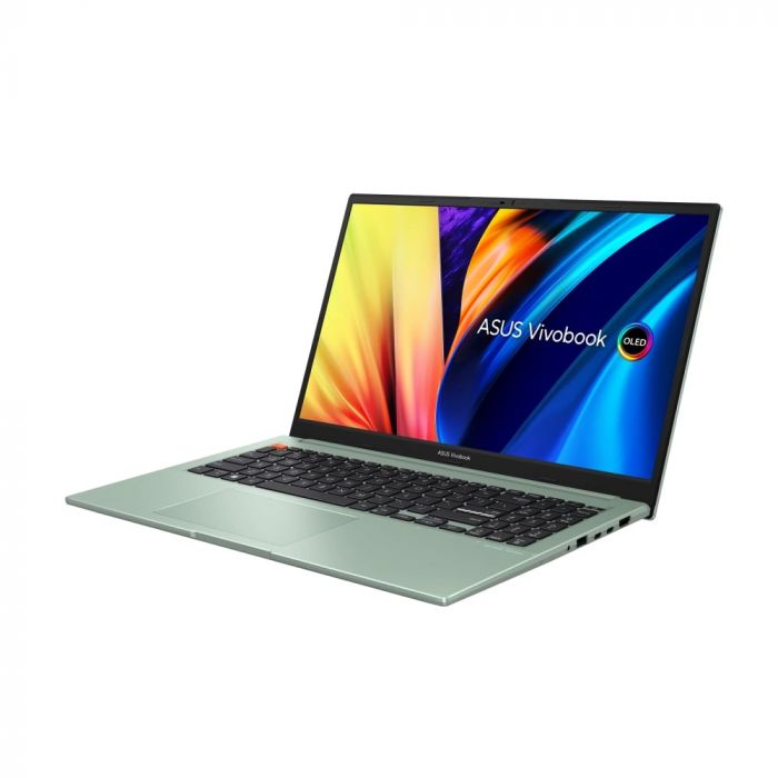 Ноутбук ASUS Vivobook S 15 M3502QA-L1207 15.6" FHD OLED, AMD R7-5800H, 16GB, F512GB, UMA, NoOS, Зелений