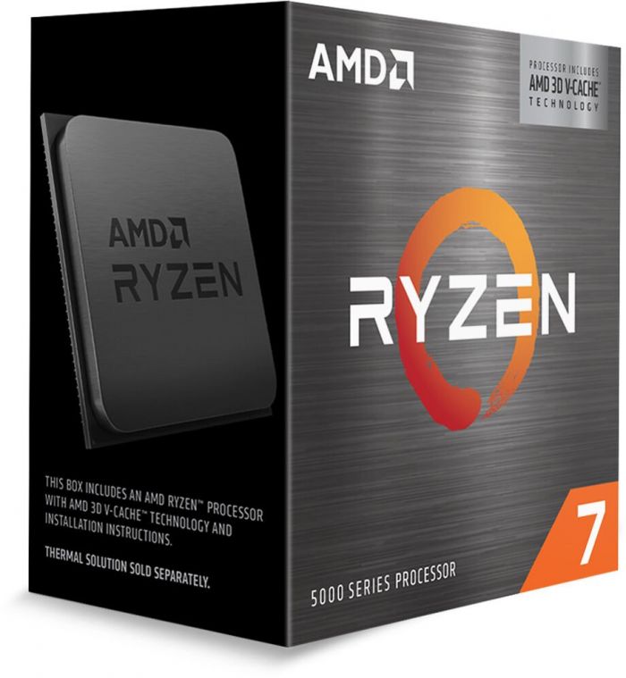 Центральний процесор AMD Ryzen 7 5800X3D 8C/16T 3.4/4.5GHz Boost 96Mb AM4 105W w/o cooler Box