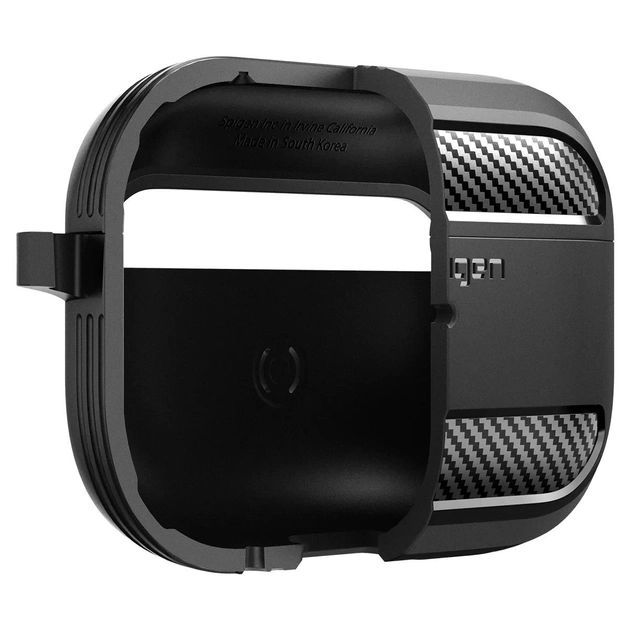 Чохол Spigen для Apple AirPods Pro 2 Rugged Armor, Black