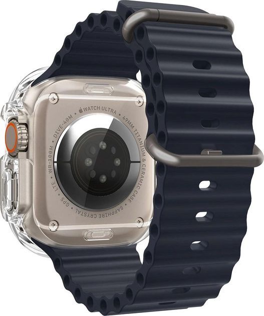 Чохол-накладка Spigen для Apple Watch Ultra (49mm) Ultra Hybrid, Crystal Clear