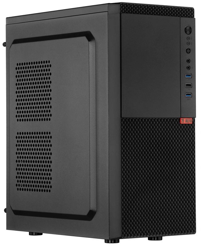 Комп’ютер персональний 2E Rational Intel i3-12100, 8Gb, F256GB, UMA, H610, 2E-E130, 500W, Win11P