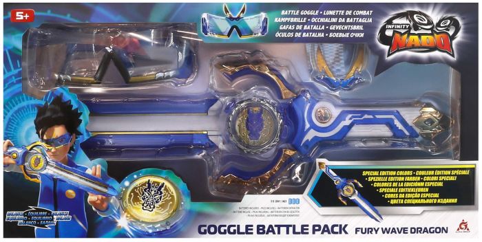 Набір Infinity Nado VI Goggle Battle Pack дзиґа та акс.