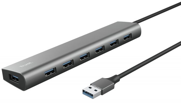 USB-хаб Trust DALYX 7-IN-1 USB-A 3.2 ALUMINIUM