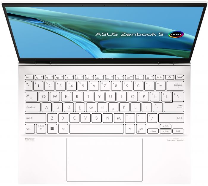 Ноутбук ASUS Zenbook S 13 UM5302LA-LV039W 13.3" 2.8K OLED, AMD R7-7840U, 16GB, F1TB, UMA, Win11, Білий