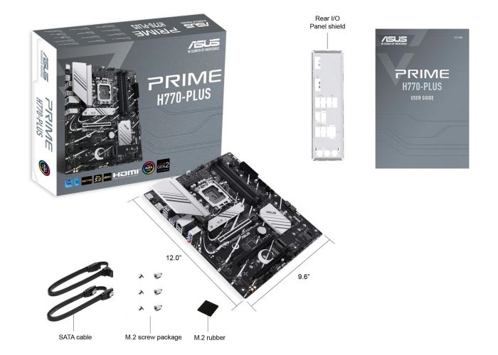 Материнcька плата ASUS PRIME H770-PLUS s1700 H770 4xDDR5 M.2 HDMI DP ATX