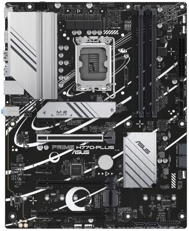 Материнcька плата ASUS PRIME H770-PLUS s1700 H770 4xDDR5 M.2 HDMI DP ATX