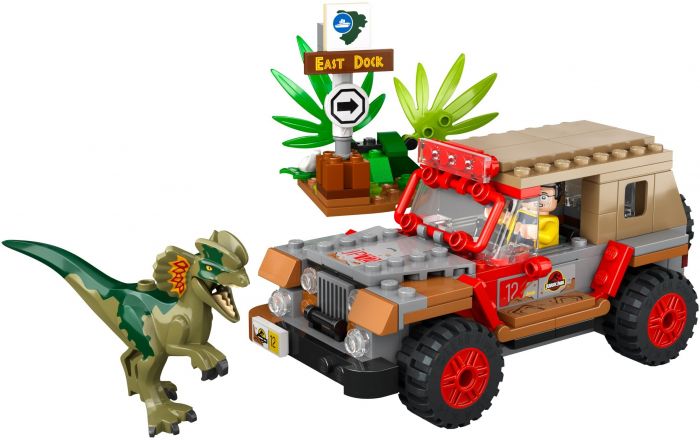 Конструктор LEGO Jurassic Park Засідка дилофозавра