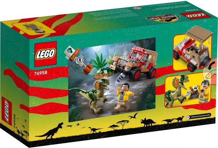 Конструктор LEGO Jurassic Park Засідка дилофозавра