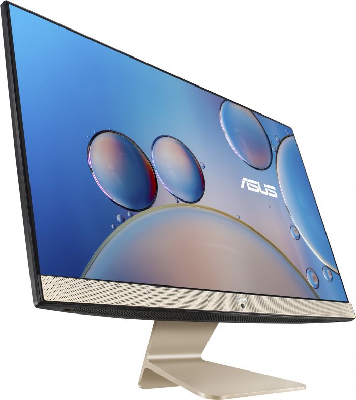 Персональний комп'ютер моноблок ASUS M3400WYAK-BA019M 23.8" FHD AG, AMD R5-5625U, 16GB, F512GB, UMA, WiFi,  кл+м, без ОС, золотистий