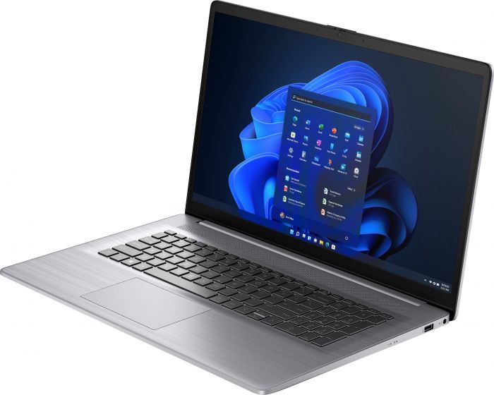 Ноутбук HP Probook 470-G10 17.3" FHD IPS AG, Intel i5-1335U, 16GB, F512GB, NVD550-2, DOS, сріблястий