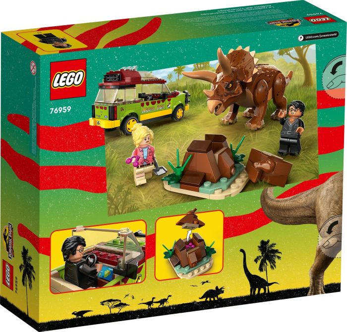 Конструктор LEGO Jurassic Park Дослідження трицератопсів