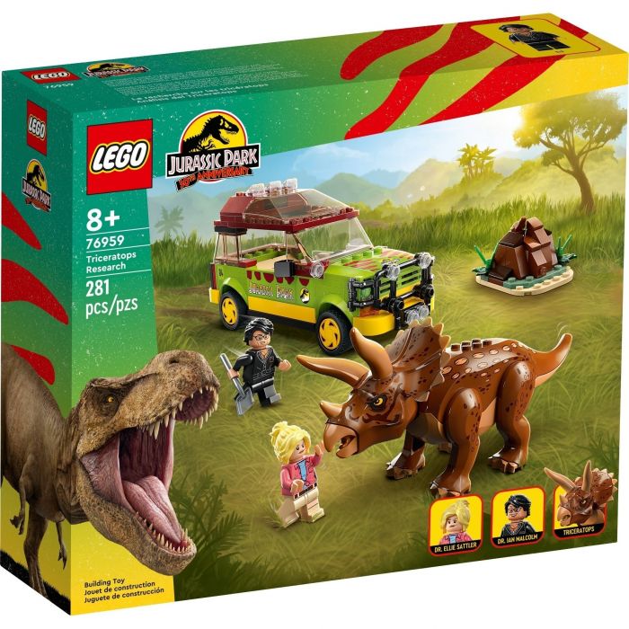 Конструктор LEGO Jurassic Park Дослідження трицератопсів