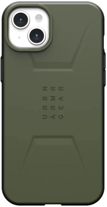 Чохол UAG для Apple iPhone 15 Plus Civilian Magsafe, Olive Drab