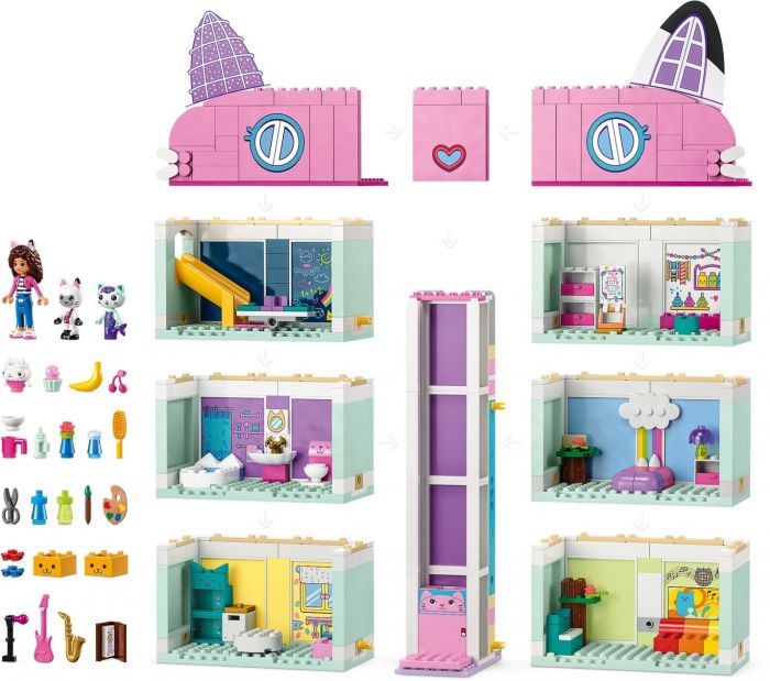 Конструктор LEGO Gabby's Dollhouse Ляльковий будиночок Ґаббі