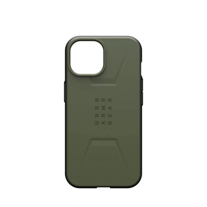 Чохол UAG для Apple iPhone 15 Civilian Magsafe, Olive Drab