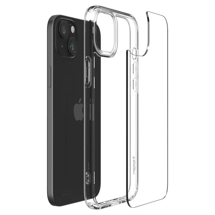 Чохол Spigen для Apple iPhone 15 Ultra Hybrid, Crystal Clear