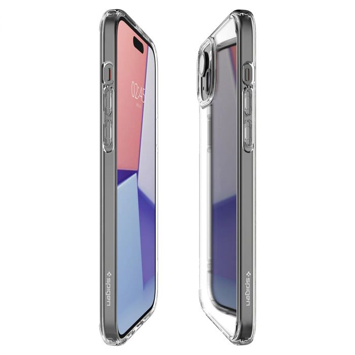 Чохол Spigen для Apple iPhone 15 Ultra Hybrid, Crystal Clear