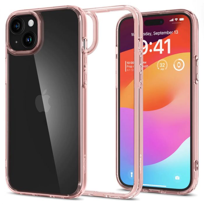 Чохол Spigen для Apple iPhone 15 Ultra Hybrid, Rose Crystal