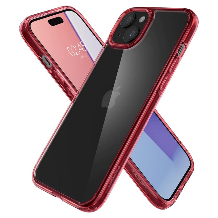 Чохол Spigen для Apple iPhone 15 Ultra Hybrid, Red Crystal