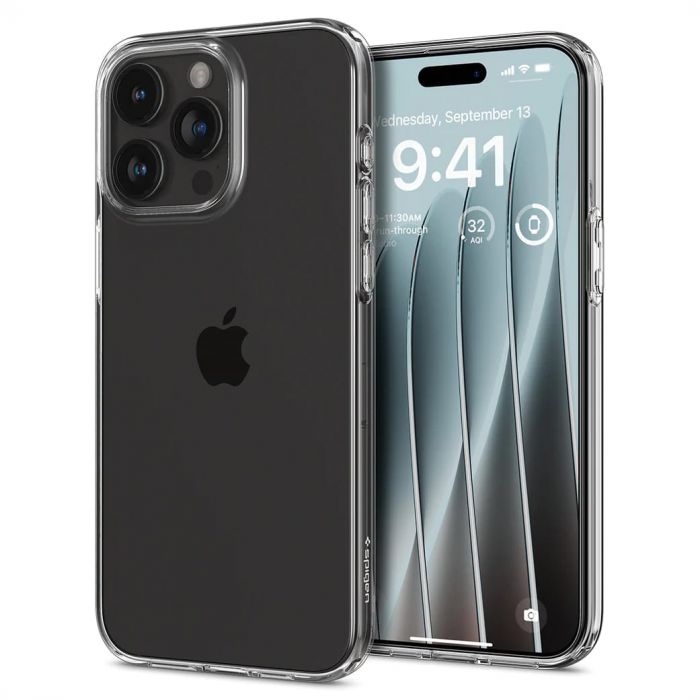 Чохол Spigen для Apple iPhone 15 Pro Max Crystal Flex, Crystal Clear