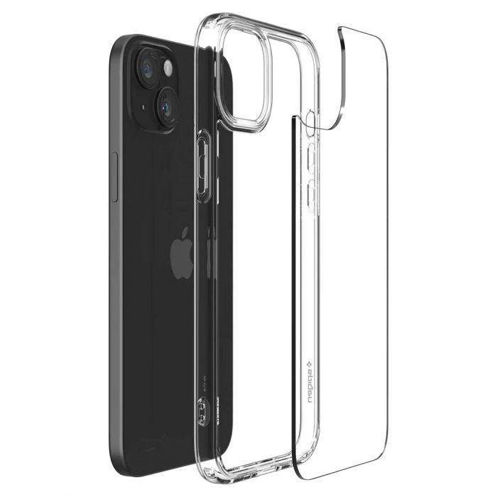 Чохол Spigen для Apple iPhone 15 Crystal Hybrid, Crystal Clear