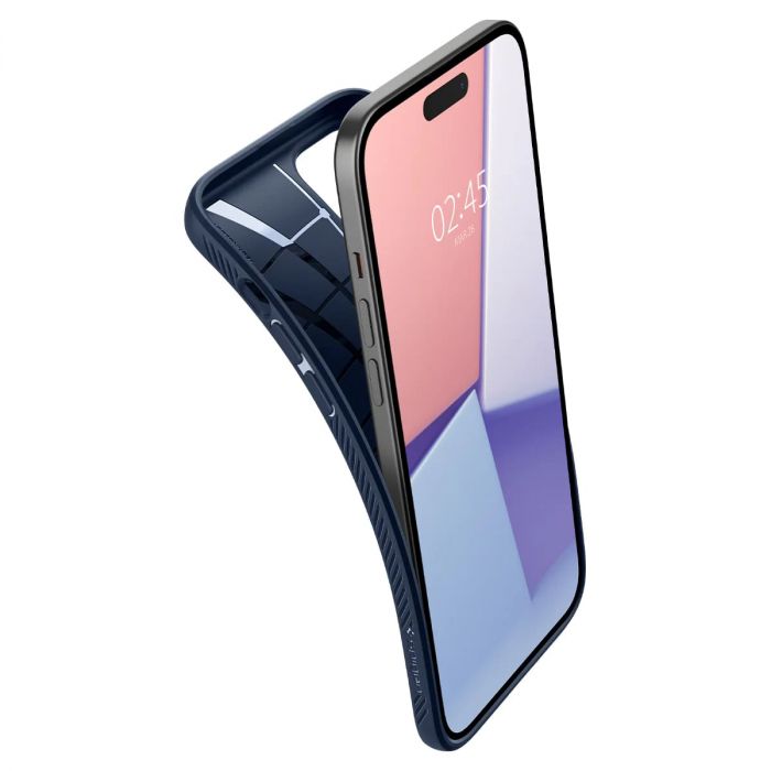 Чохол Spigen для Apple iPhone 15 Plus Liquid Air, Navy Blue