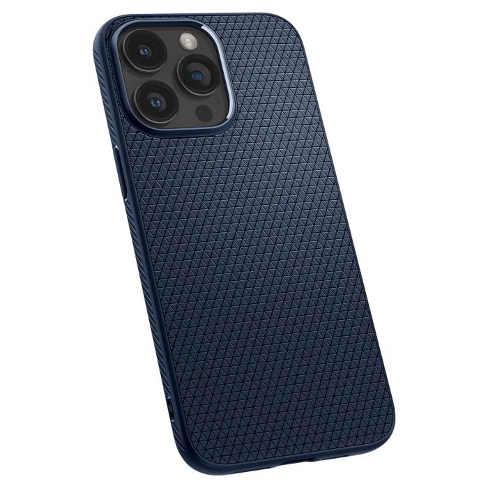 Чохол Spigen для Apple iPhone 15 Pro Max Liquid Air, Navy Blue