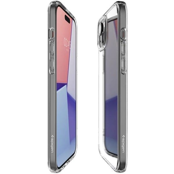Чохол Spigen для Apple iPhone 15 Plus Crystal Hybrid, Crystal Clear