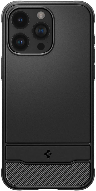 Чохол Spigen для Apple iPhone 15 Pro Rugged Armor MagFit, Matte Black