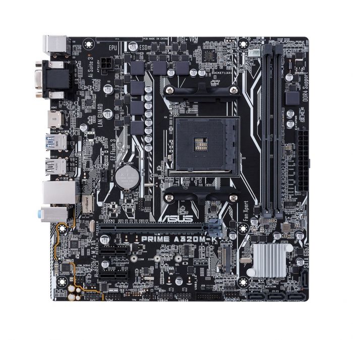 Материнcька плата ASUS PRIME A320M-K sAM4 A320 2xDDR4 HDMI D-Sub mATX