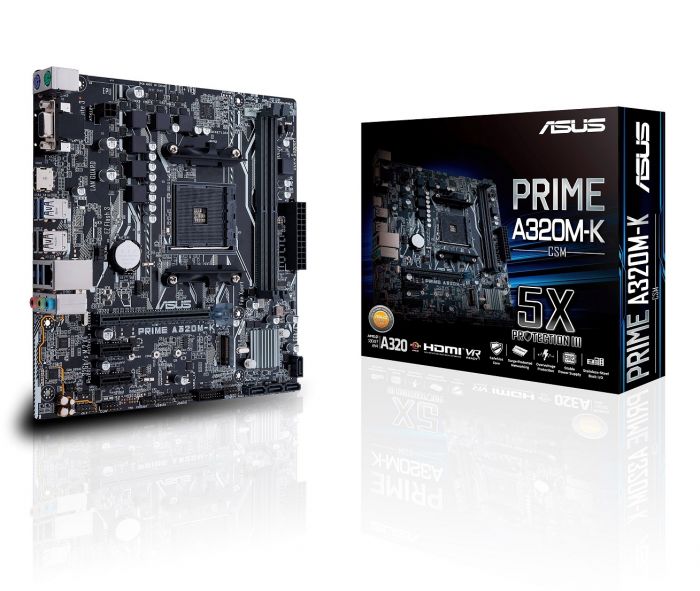 Материнcька плата ASUS PRIME A320M-K sAM4 A320 2xDDR4 HDMI D-Sub mATX