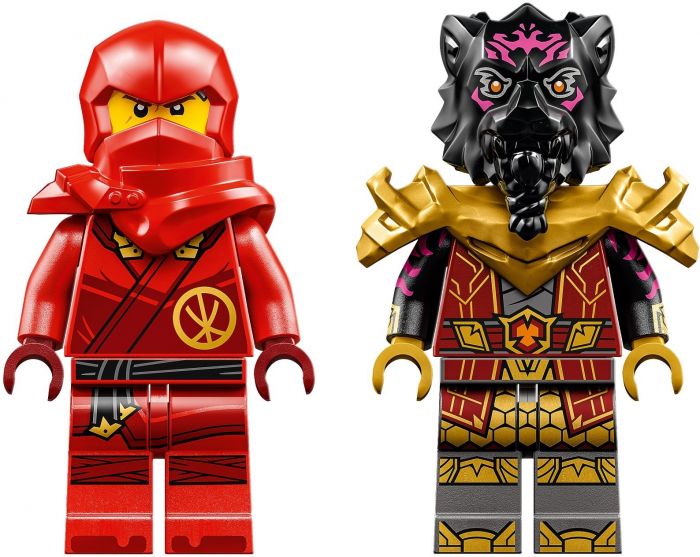 Конструктор LEGO Ninjago Кай та Рас: Битва на машині та мотоциклі