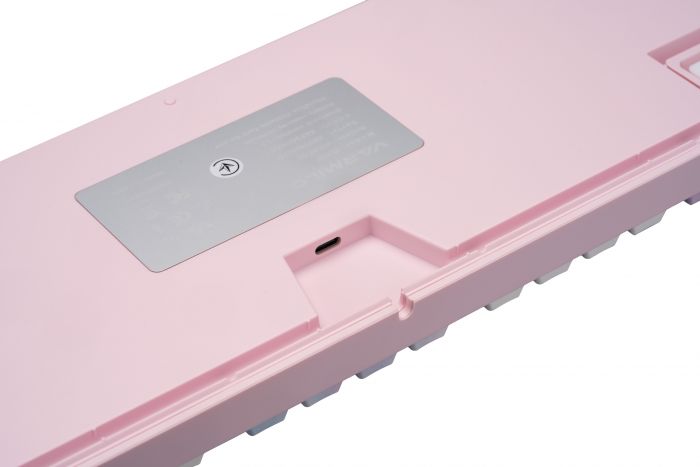 Клавіатура механічна Varmilo VEM87 Dreams On Board 87Key, EC V2 Rose, USB-A, EN/UKR, White Led, рожевий