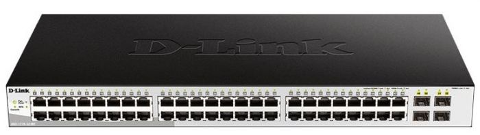 Комутатор D-Link DGS-1210-52/ME рев B, 48xGE, 4xSFP/GE, MetroEthernet