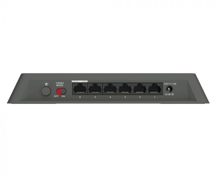 Комутатор D-Link DMS-106XT 1x10GE, 5x2.5GE, Некерований