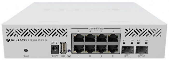 Комутатор MikroTik Cloud Router Switch CRS310-8G+2S+IN