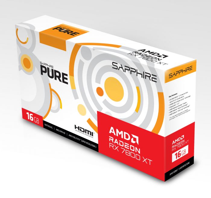 Відеокарта Sapphire Radeon RX 7800 XT 16GB GDDR6 Pure GAMING OC