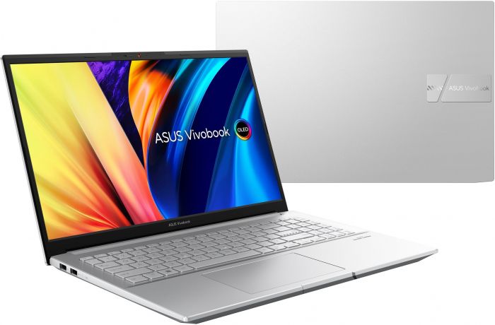 Ноутбук ASUS Vivobook Pro 15 M6500XV-LP018 15.6" FHD OLED, AMD R7-7840HS, 16GB, F1TB, NVD4060-8, NoOS, Сріблястий