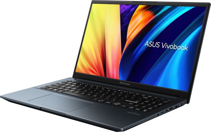 Ноутбук ASUS Vivobook Pro 16 M6500XU-MA013 15.6" 2.8K OLED, AMD R9-7940HS, 32GB, F1TB, NVD4050-6, NoOS, Блакитний