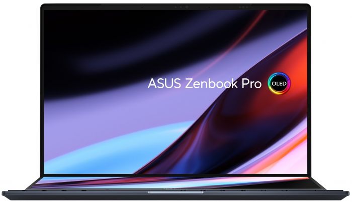 Ноутбук ASUS Zenbook Pro 14 Duo UX8402VU-P1060 14.5" 2.8K OLED Touch, Intel i7-13700H, 16GB, F1TB, NVD4050-6, NoOS, Чорний