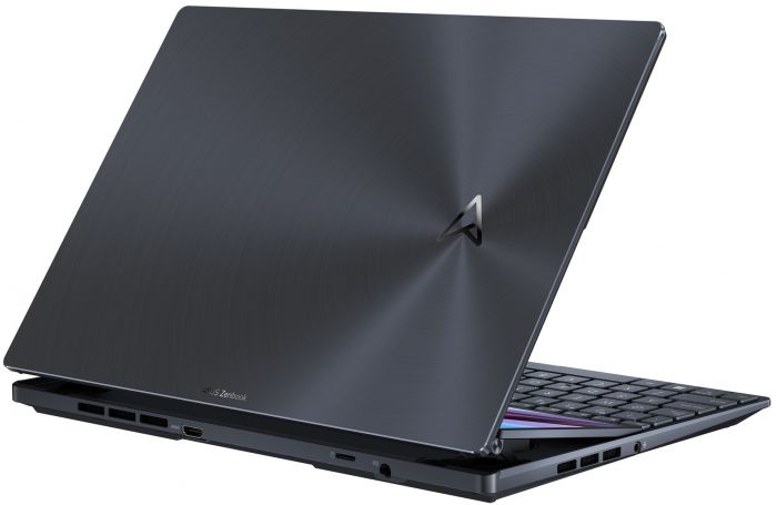 Ноутбук ASUS Zenbook Pro 14 Duo UX8402VU-P1060 14.5" 2.8K OLED Touch, Intel i7-13700H, 16GB, F1TB, NVD4050-6, NoOS, Чорний