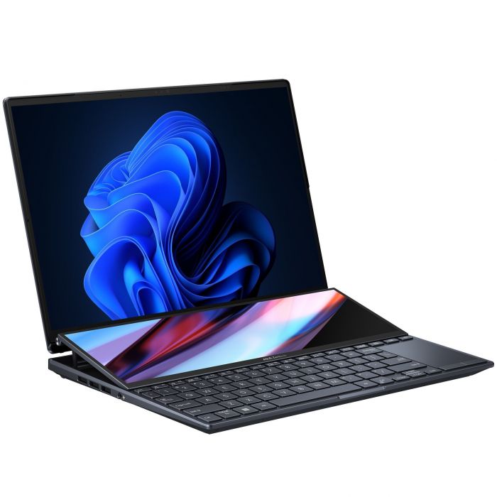 Ноутбук ASUS Zenbook Pro 14 Duo UX8402VU-P1060 14.5" 2.8K OLED Touch, Intel i7-13700H, 16GB, F1TB, NVD4050-6, NoOS, Чорний